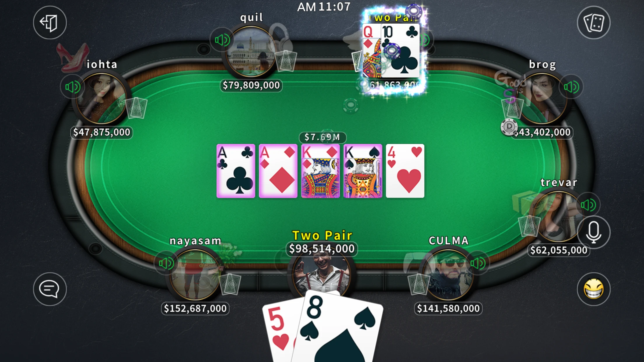 Tap Poker Social Edition screenshot