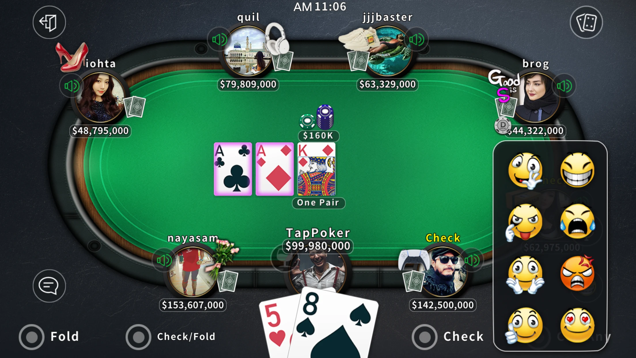 Tap Poker Social Edition screenshot