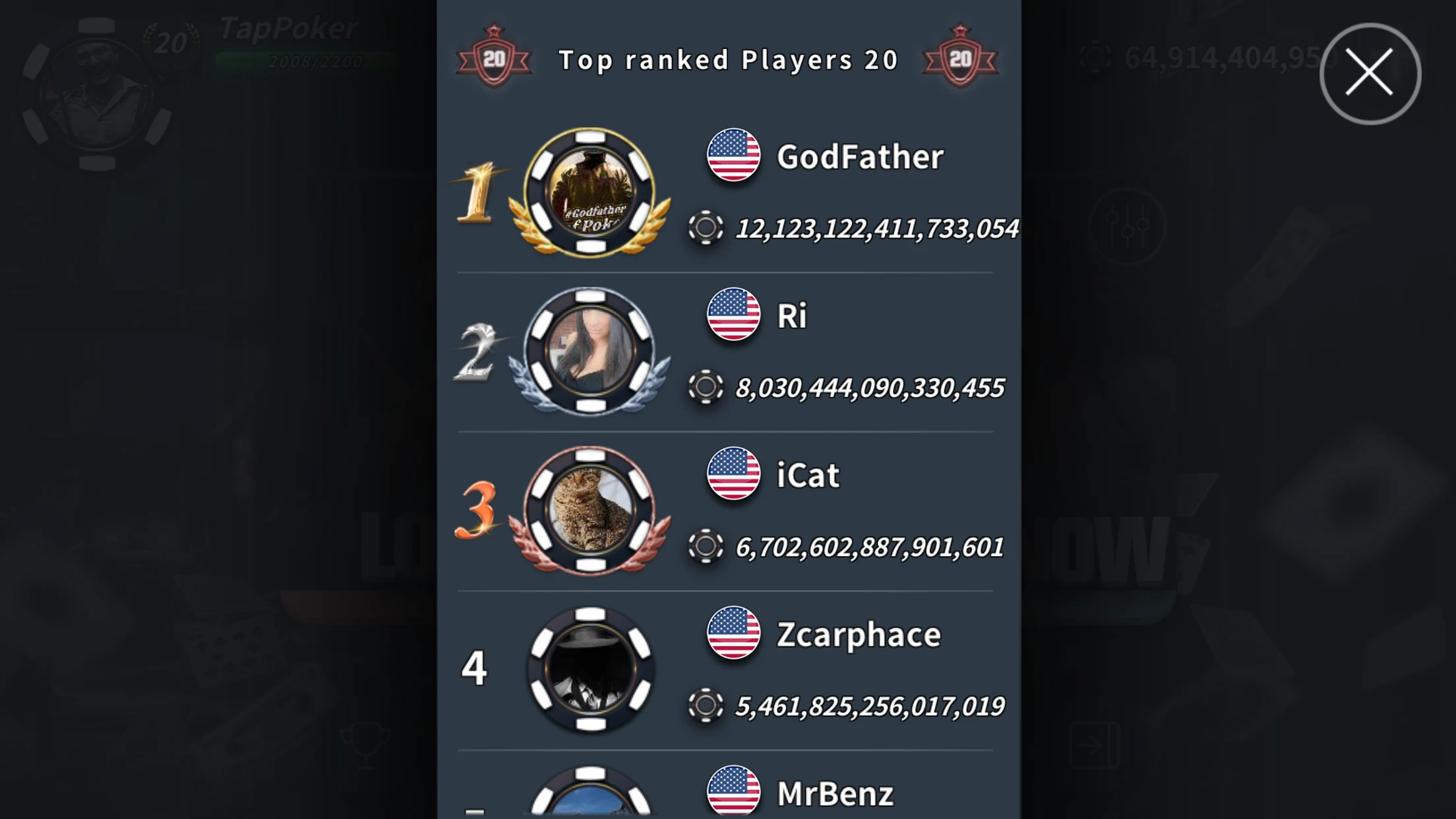 Tap Poker Social Edition screenshot