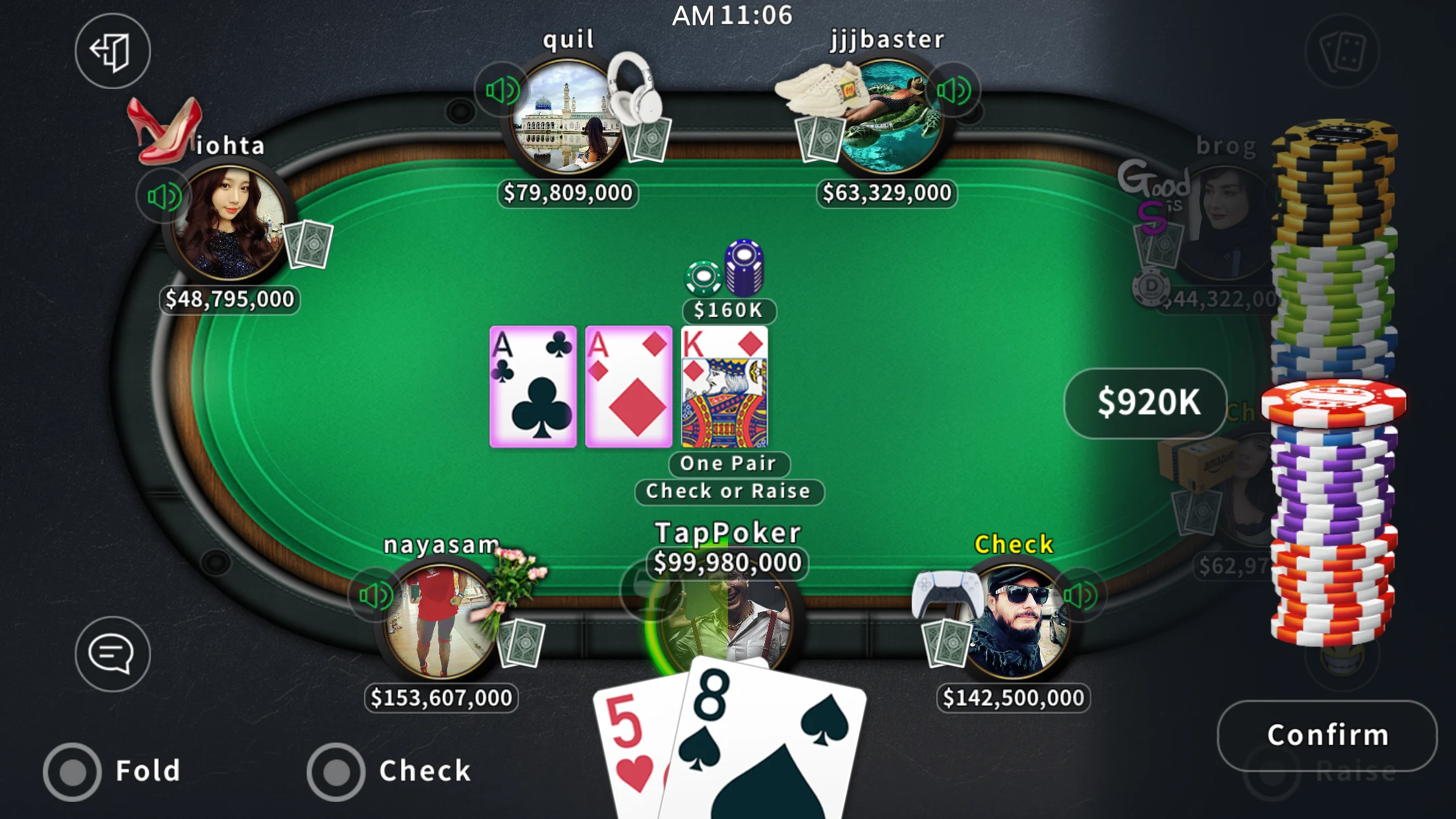 Tap Poker Social Edition screenshot
