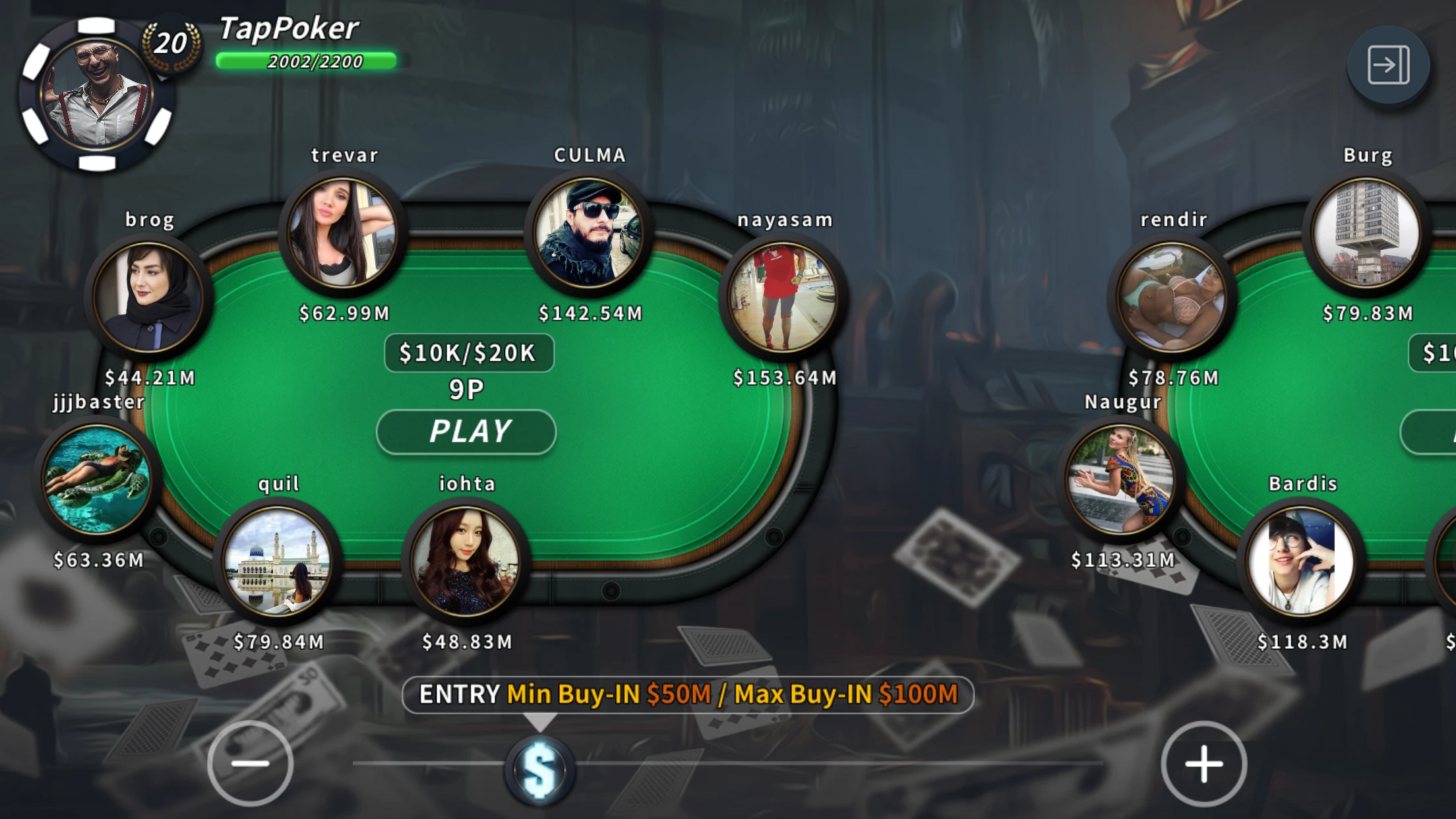 Tap Poker Social Edition screenshot